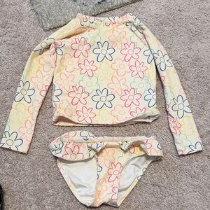Old Navy Kids Floral Rashguard Set - Multicolor